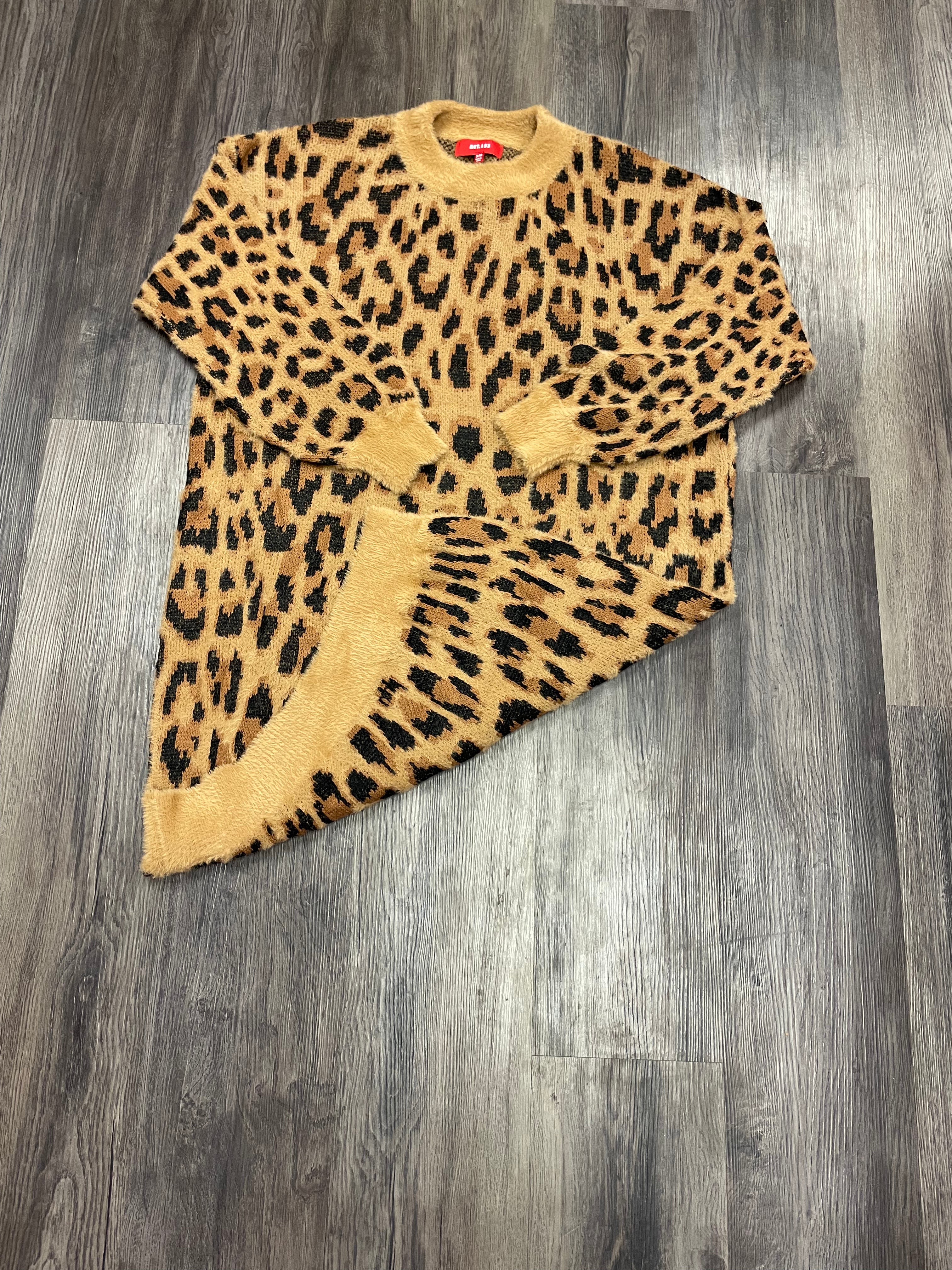 Cheetah Plush oversized Dress